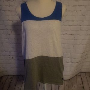 VS Pink Athletic tank blue and grey